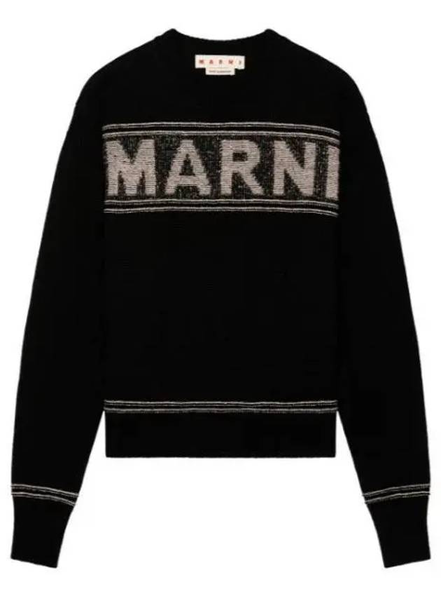 Fisherman Logo Knit Top Black - MARNI - BALAAN 2