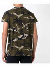 MERCYTEE OVER Camo Short Sleeve TShirt - PALM ANGELS - BALAAN 4