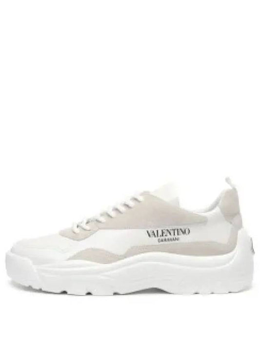 Gumboy Calfskin Low Top Sneakers White - VALENTINO - BALAAN 2