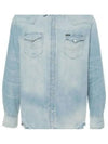 Denim Long Sleeve Shirt Light Blue - POLO RALPH LAUREN - BALAAN 2