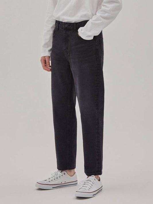 Denim Basic Crop Pants Black - CORK - BALAAN 2