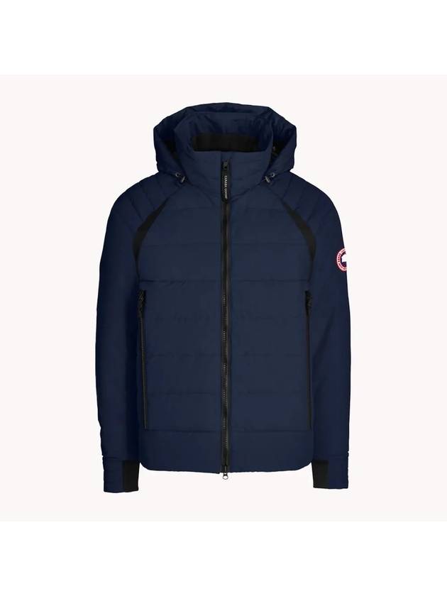 Highbridge Base Down Mat Hood Padding Navy - CANADA GOOSE - BALAAN 4