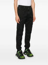 Stretch Cotton Cargo Straight Pants Black - STONE ISLAND - BALAAN 5