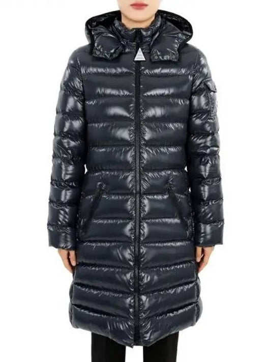 Kids MOKA long padded jacket navy 1C50110 68950 742 12 14A Adult wearable 1064402 - MONCLER - BALAAN 1