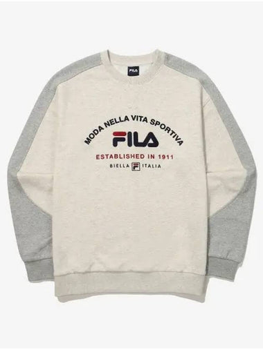 Color block logo sweatshirt FS2POG3107XOTM - FILA - BALAAN 1