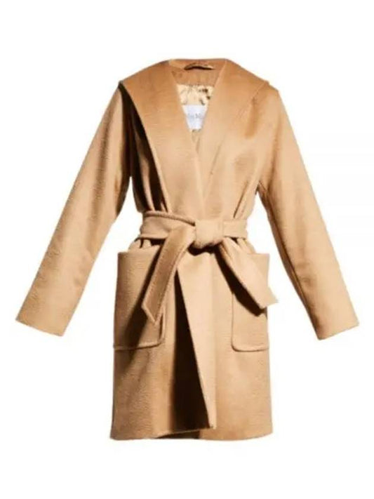 Rialto Collar Robe Single Coat Camel - MAX MARA - BALAAN 2