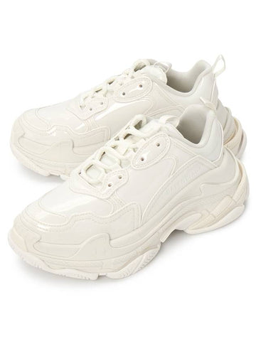 Women's Triple S Low-Top Sneakers White - BALENCIAGA - BALAAN 1