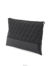 FF Diagonal Leather Cross Bag Black - FENDI - BALAAN 5