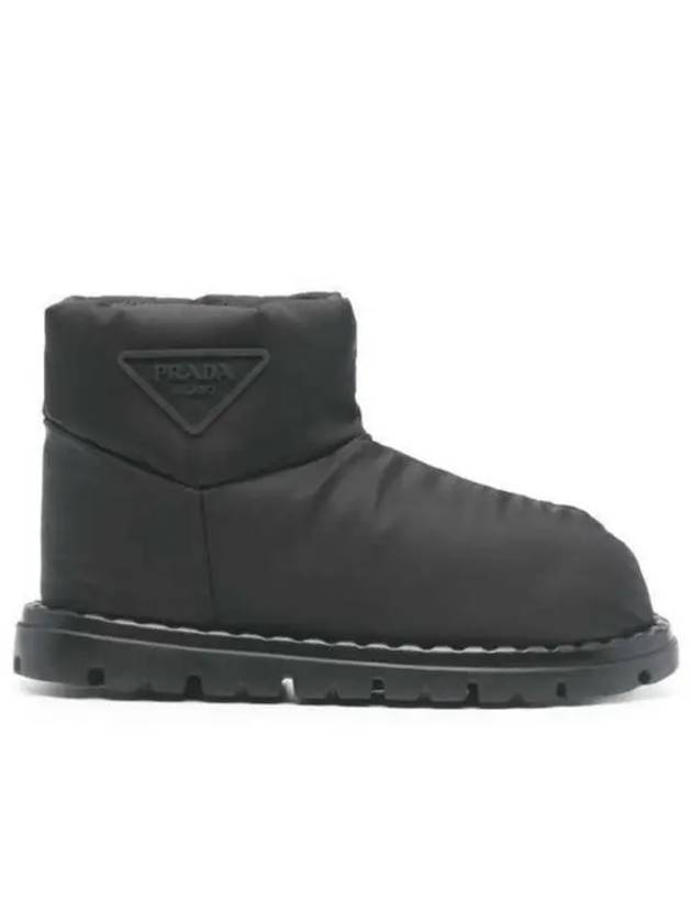 Triangle Logo Winter Boots Black - PRADA - BALAAN 2