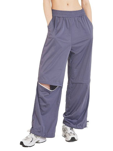 Point Fix Women's Diet Training Sweat Suit Warmer Batam Pants Blue Gray - HOTSUIT - BALAAN 1