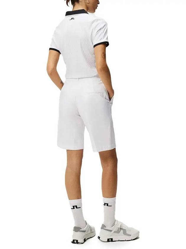 Megh Stretch Shorts White - J.LINDEBERG - BALAAN 4