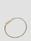 Dual Tone Chain Bracelet Silver Gold - BOTTEGA VENETA - BALAAN 3