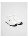 Gabardine Low Top Sneakers White - PRADA - BALAAN 2