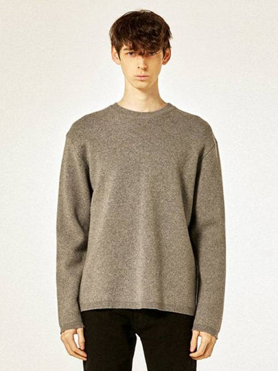 Men's Cashmere Knit Top Dark Gray - BUTTON SEOUL - BALAAN 2