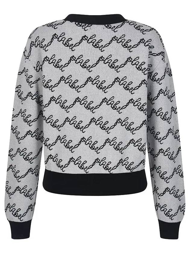 Cursive Logo Cardigan MK3AD300 - P_LABEL - BALAAN 4