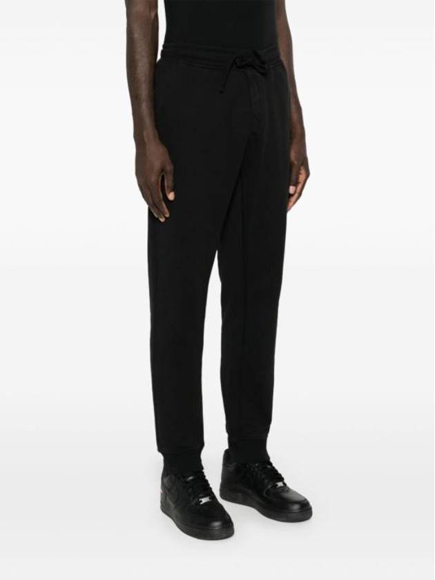 Wappen Patch Cotton Track Pants Black - STONE ISLAND - BALAAN 5