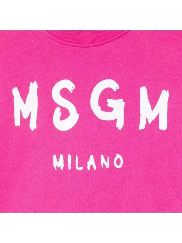 Kids Logo Print Sweatshirt MS027672 044 - MSGM - BALAAN 4