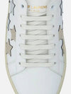 Women's California Silver Star Low Top Sneakers White - SAINT LAURENT - BALAAN 4