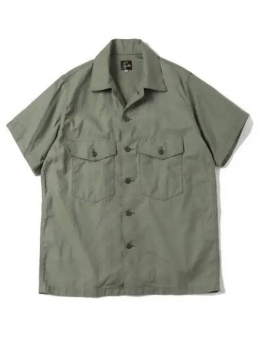 Fatigue Shirt Olive OT215 Short Sleeve - NEEDLES - BALAAN 1