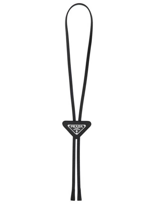 Boro Tie Necklace Black - PRADA - BALAAN 2