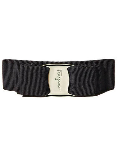 Vara Bow Hair Clip Black - SALVATORE FERRAGAMO - BALAAN 1