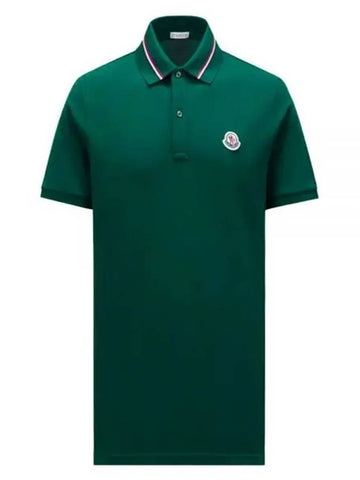 8A00021 89A16 875 Logo Patch Polo Shirt - MONCLER - BALAAN 1