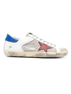 Superstar Low Top Sneakers Blue Red White - GOLDEN GOOSE - BALAAN 1