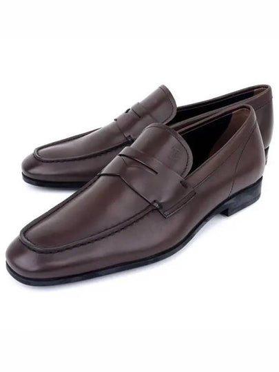 Men's Penny Leather Loafers Brown - TOD'S - BALAAN 2