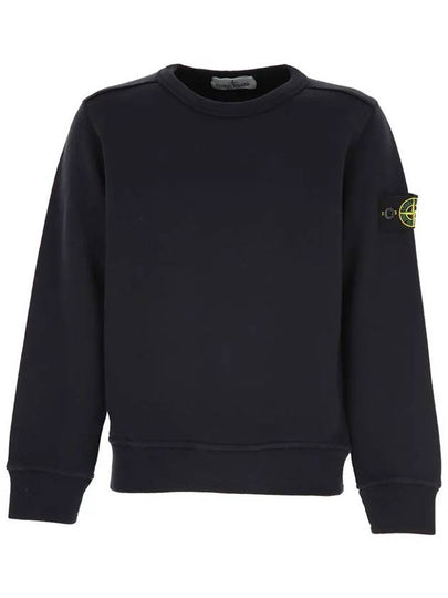 Kids Wappen Round Sweatshirt Dark Navy 711660940 V0020 - STONE ISLAND - BALAAN 2