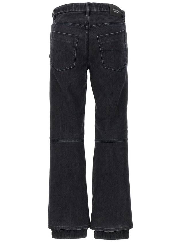 Denim Straight Pants 777211TPW598195 WASHED BLACK RING - BALENCIAGA - BALAAN 3