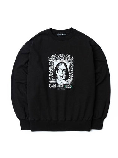 Men's Print Sweatshirt Black - BACKANDFORTH - BALAAN 1