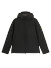 Soft shell hooded jacket black - STONE ISLAND - BALAAN 2