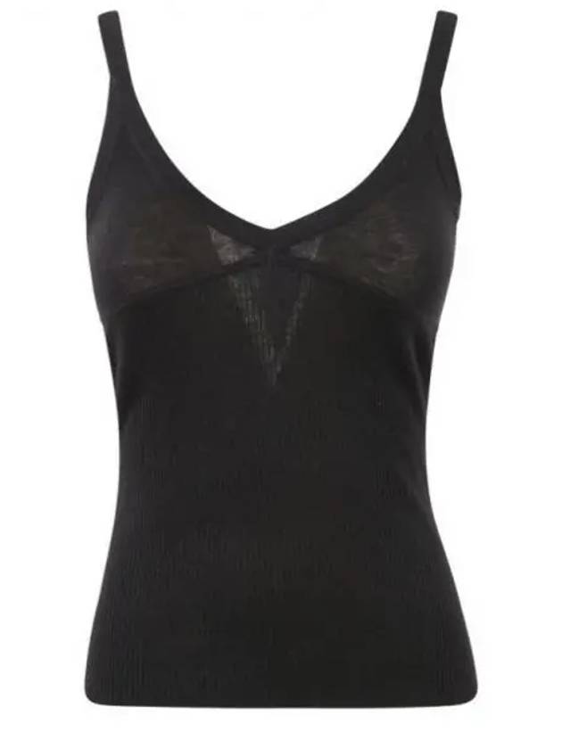 Gallura Cashmere Knit Sleeveless Black - MAX MARA - BALAAN 1