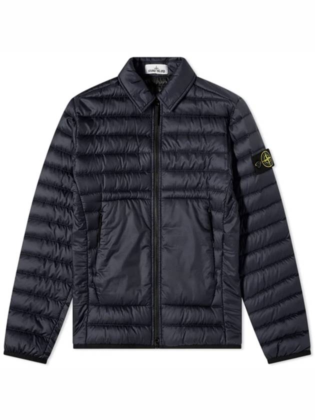 Bio Ripstop Nylon Down Padding Navy - STONE ISLAND - BALAAN 2