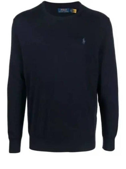 Embroidery Pony Knit Top Navy - POLO RALPH LAUREN - BALAAN 2