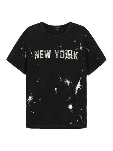 New York Boy Short Sleeve T Shirt Black - R13 - BALAAN 1