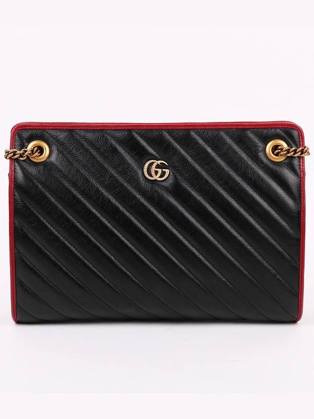 GG Marmont bicolor chain shoulder bag 524592 - GUCCI - BALAAN 1