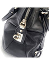 Ferragamo silver Gancini black leather tote bag 21 B936 - SALVATORE FERRAGAMO - BALAAN 3