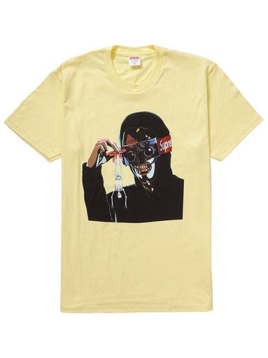 Creeper short sleeve tshirt Creeper Tee pale yellow - SUPREME - BALAAN 1