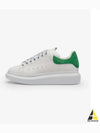 Women's Oversized Suede Tab Low Top Sneakers Green White - ALEXANDER MCQUEEN - BALAAN 2