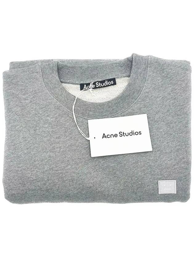 Forba Face Crewneck Logo Sweatshirt Grey - ACNE STUDIOS - BALAAN 3