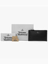 Re-Vegan Grain Clutch Bag Black - VIVIENNE WESTWOOD - BALAAN 4