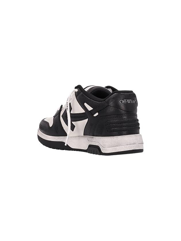 Out of Office Low Top Sneakers White Black - OFF WHITE - BALAAN 4