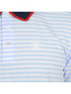 MS23K002 MS23K002 logo embroidered striped polo shirt - G/FORE - BALAAN 9