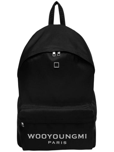 Logo Cordura Backpack Black - WOOYOUNGMI - BALAAN 1