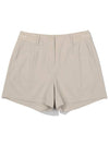 Side band shorts BEIGE WOMAN - MALBON GOLF - BALAAN 1