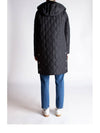 Women's Diamond Quilted Hoodie Single Coat Black - BURBERRY - BALAAN 6