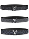 LV Initial 40MM Reversible Monogram Damier Gray Men s Belt M9043 M0087 M0285 - LOUIS VUITTON - BALAAN 1