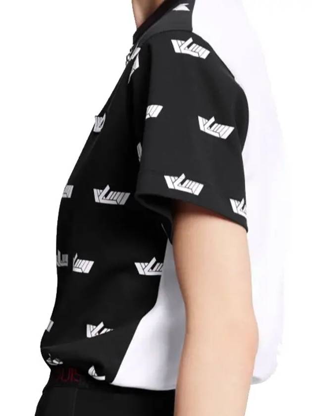 LV Escal Print Short Sleeve TShirt Noir Blanc 1A8QDJ - LOUIS VUITTON - BALAAN 6