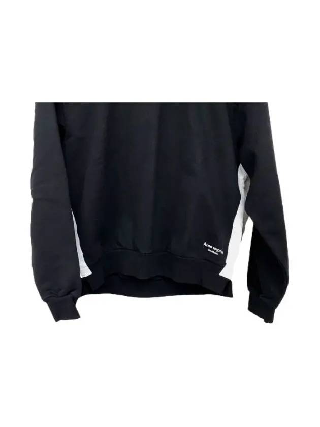 Contrast Tape Hoodie Black - ACNE STUDIOS - BALAAN 4